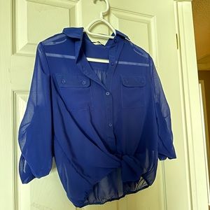 Blue long sleeve